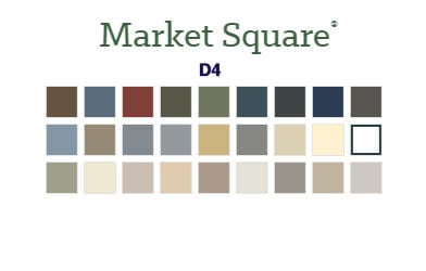 Market Square Siding Color Options